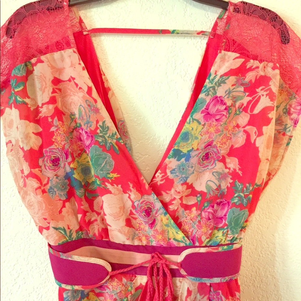 Floral prints summer dress